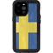 Sweden Flag Distressed iPhone 14 Pro Max Waterproof Case